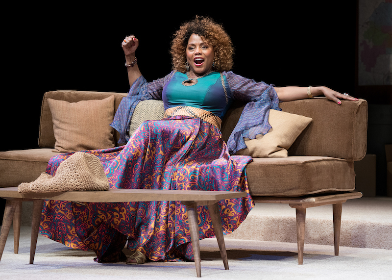 Erika LaVonn in What I Learned in Paris at South Coast Repertory. (Photo by Jenny Graham)