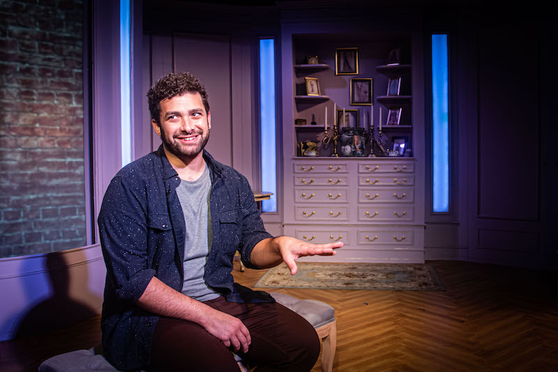 Mike Millan in  Buyer & Cellar (Photo by Matthew Brian Denman)