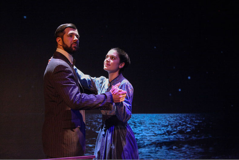 Dalen Carlson and Abigail Stewart in Lauren Gunderson’s Silent Sky (Photo by Michele Young)