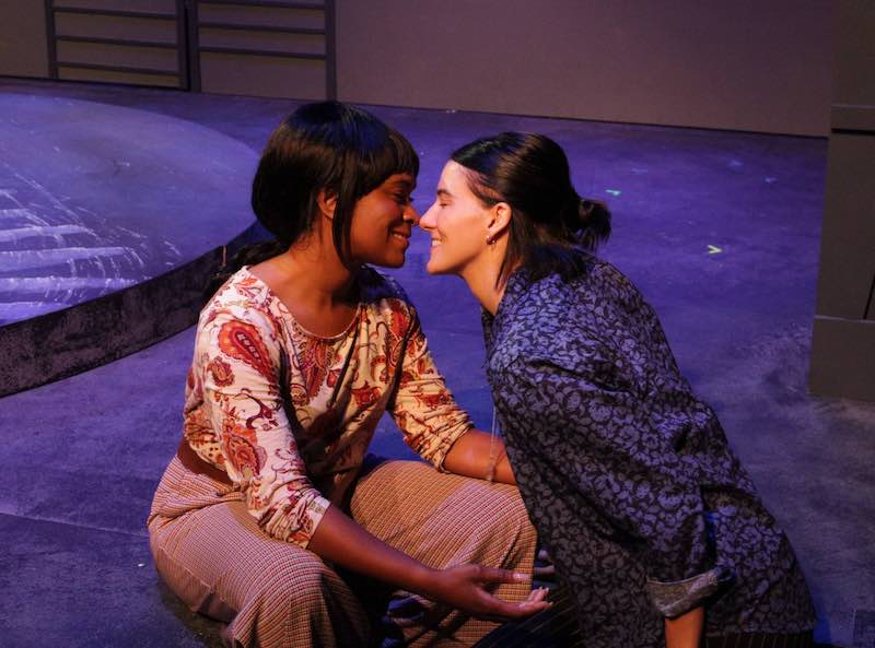 Kacie Rogers and Tiffany Wolff in Bright Half Life at the Road Theatre. (Photo Credit: Elizabeth Kimball)