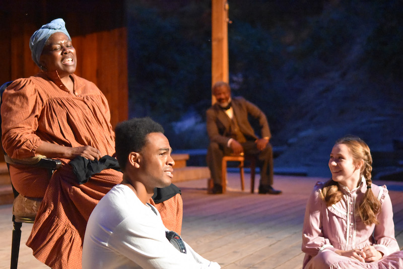 Earnestine Phillips; Terrence Wayne, Jr.; Gerald C. Rivers and Fallon Heaslip. (Photo by Ian Flanders)