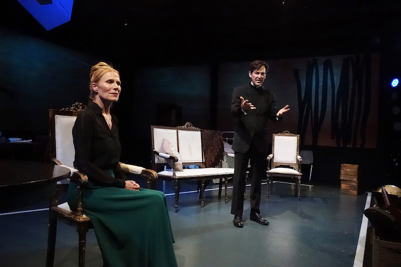 Pamela J. Gray and Barry Del Sherman in Ghosts at the Odyssey Theatre (Photo by Cooper Bates)