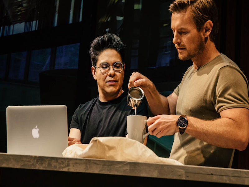 George Salazar and Rick Cosnett
(Photo by Jeff Lorch)