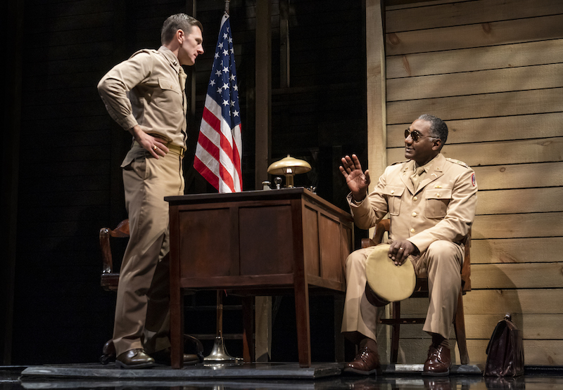 William Connell and Norm Lewis (Photo by Joan Marcus)